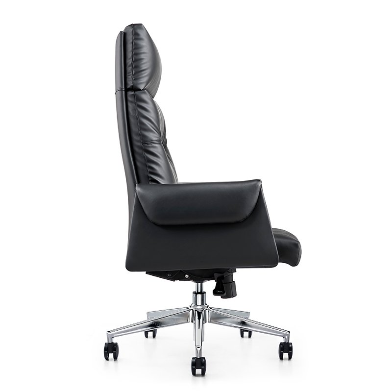 A3030 - Black Leather Office Chair - Image 4
