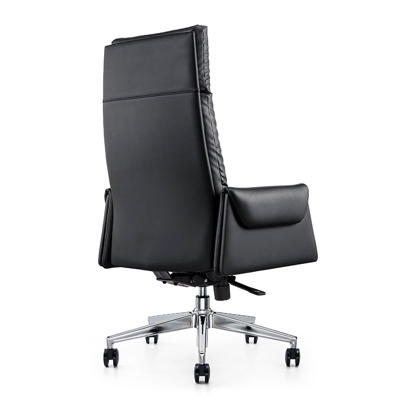 A3030 - Black Leather Office Chair - Image 5