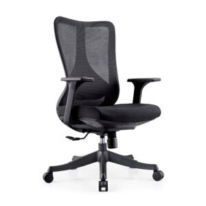 B3086 - Lumbar Support Mesh Office Chair For Staff