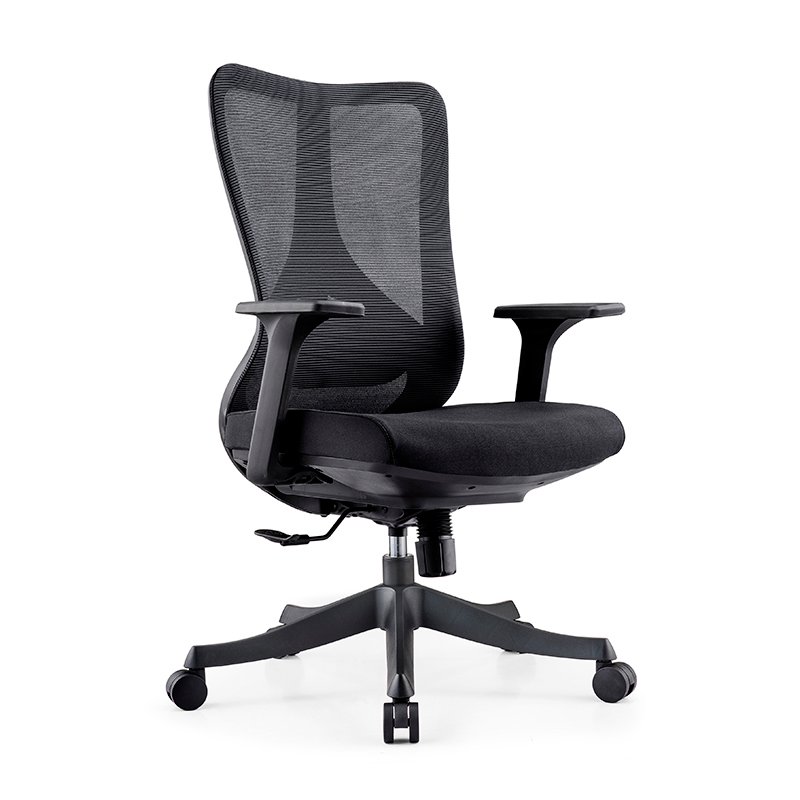 B3086 - Lumbar Support Mesh Office Chair For Staff