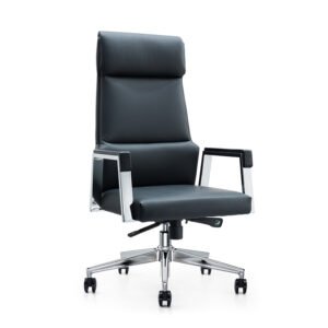 GA11 - Luxury Black PU Leather Office Chair For Boss Manager