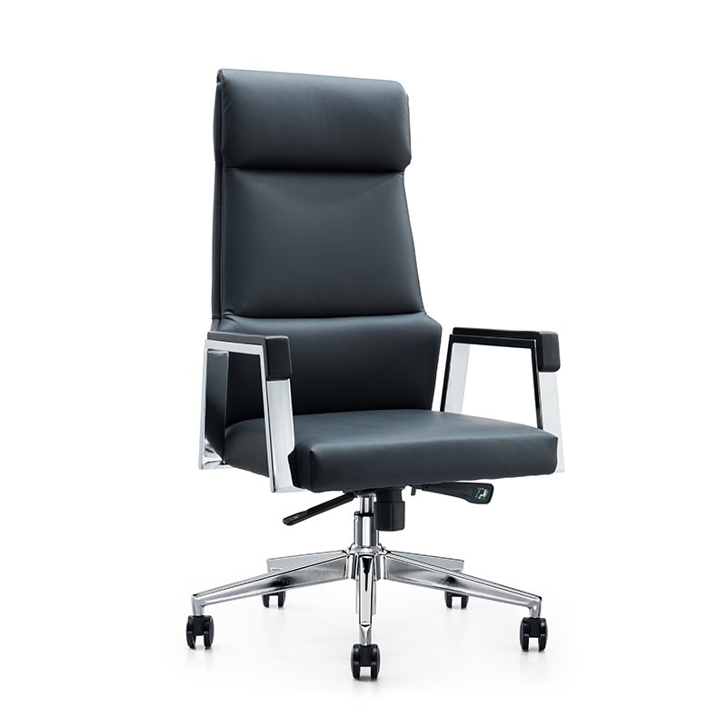 GA11 - Luxury Black PU Leather Office Chair For Boss Manager