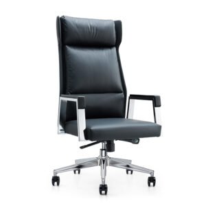 GA12 - High Back Black PU Leather Office Chair For Manager