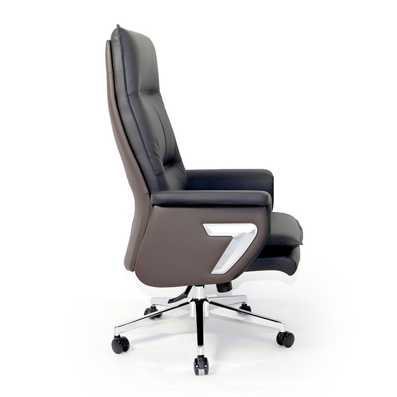 GA18 - Luxury Black PU Leather Office Chair - Image 5