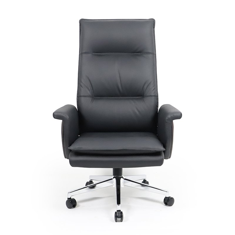 GA18 - Luxury Black PU Leather Office Chair - Image 3