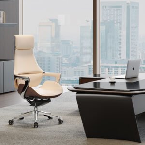 GA198 - Executive Genuine Leather Office Chair