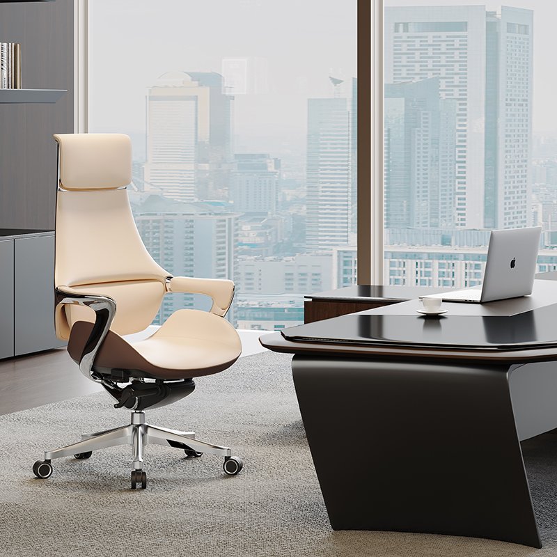 GA198 - Executive Genuine Leather Office Chair