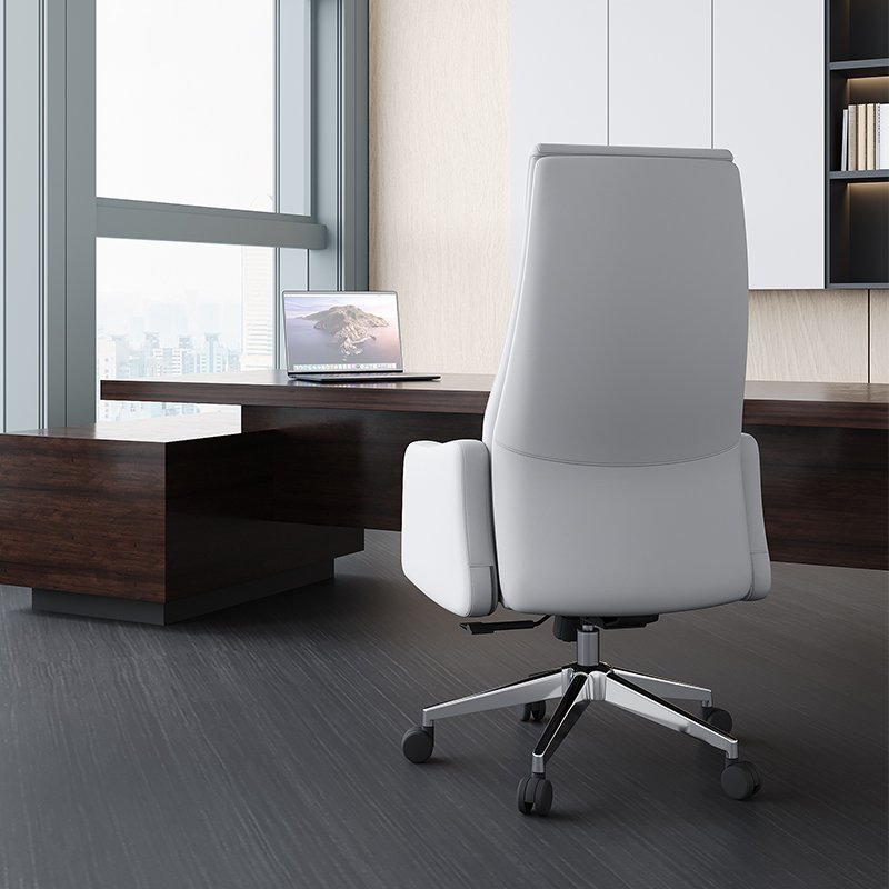 GA32 - PU Leather Swivel Office Chair - Image 2
