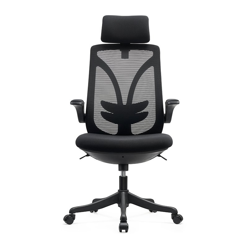 GA59 - Flip-up Armrest Mesh Office Chair - Image 4