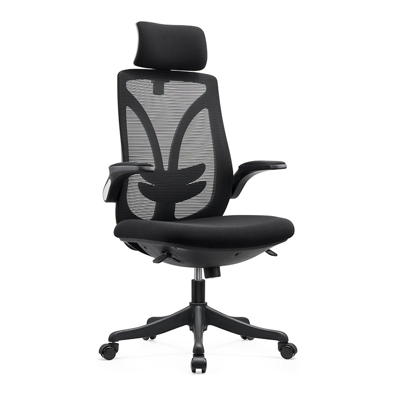 GA59 - Flip-up Armrest Mesh Office Chair - Image 3