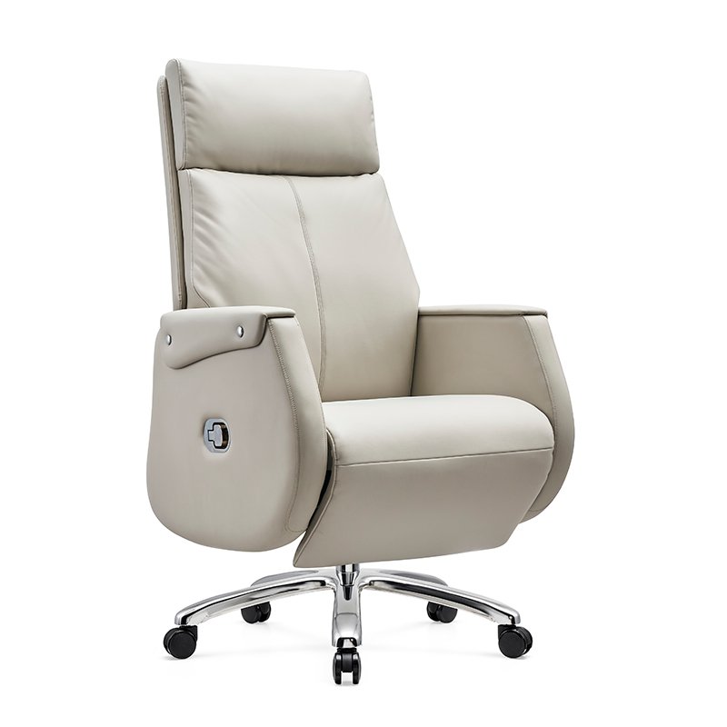 GA88 - Leather Swivel Office Chair - Image 3