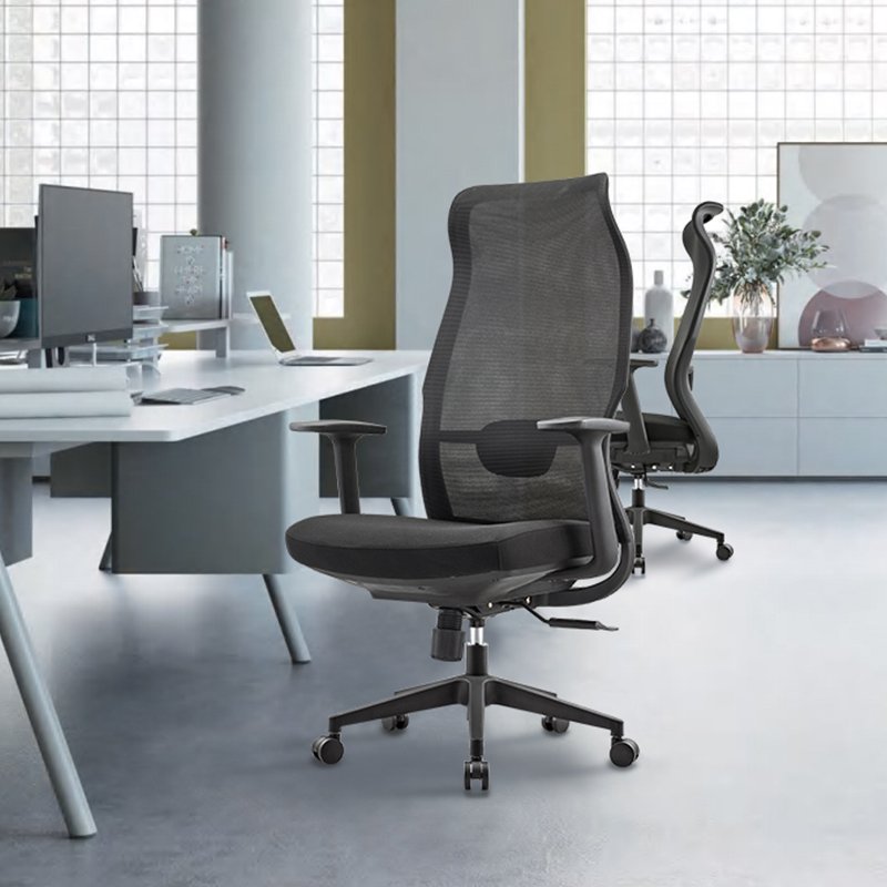 GA92 - High Back Adjustable Lumbar Support Mesh Office Chair