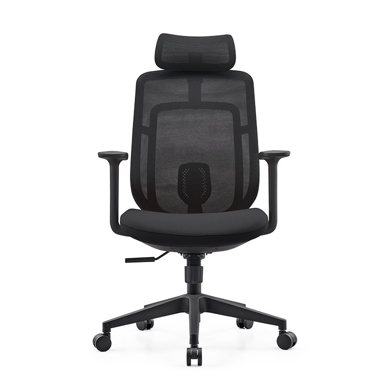 GA98 - Adjustable Lumbar Support Staff Mesh Office Chair - Image 4