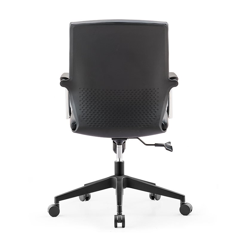 GB55 - Mid Back Staff Leather Office Chair - Image 3