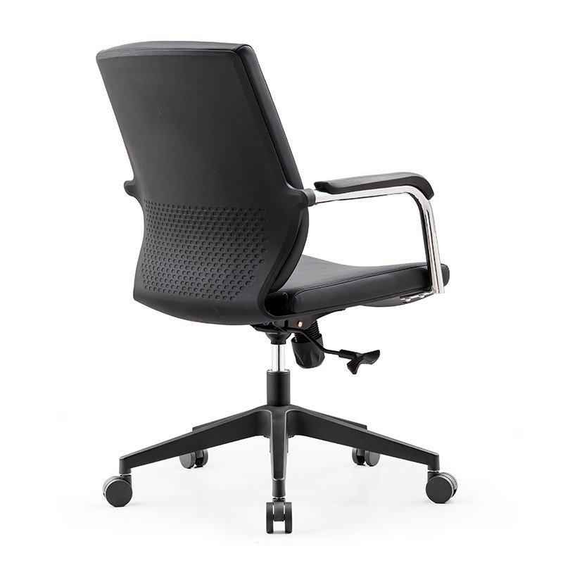 GB55 - Mid Back Staff Leather Office Chair - Image 4