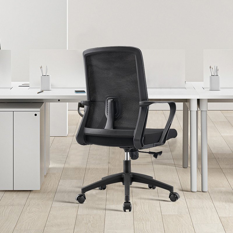 GB93 - Staff Work Mid Back Mesh Office Chair - Image 2