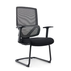 GD115 - Black Mesh Meeting Room Office Chair For Staff