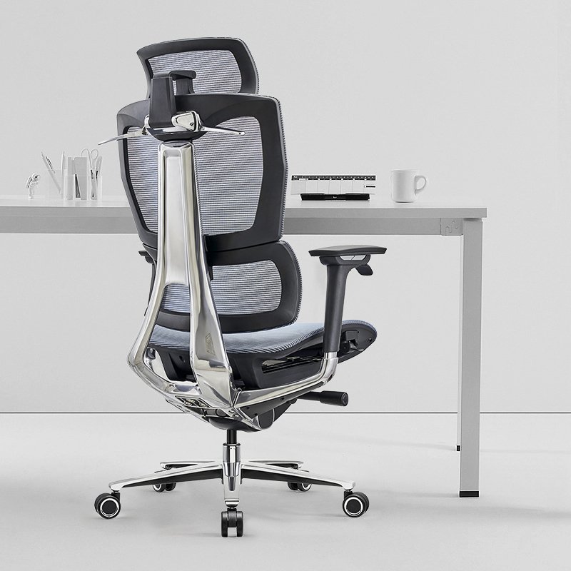 SJA159 - Wire-controlled Mechanism Ergonomic Mesh Office Chair - Image 2