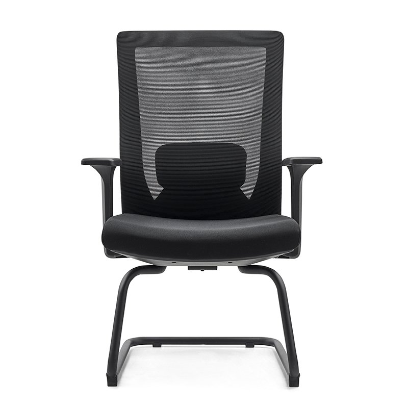 SJD106 - Mesh Metal Base Visitor Office Chair For Conference Restroom - Image 2