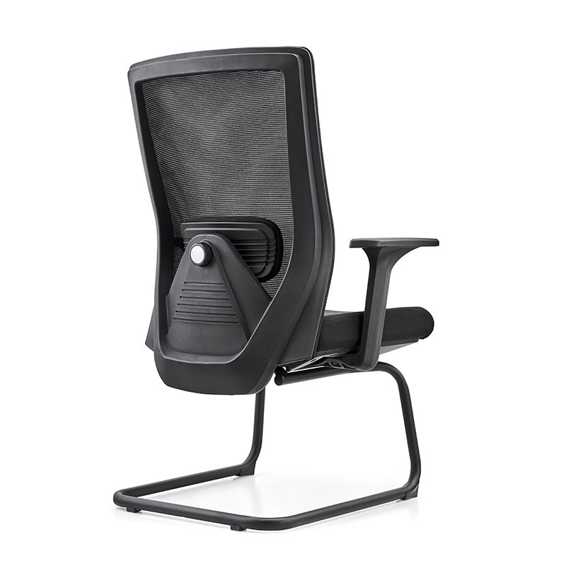 SJD106 - Mesh Metal Base Visitor Office Chair For Conference Restroom - Image 3