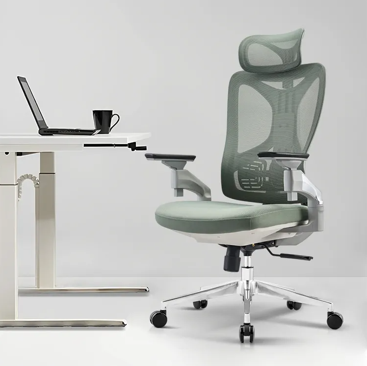 SJA108 - 4D Armrest Ergonomic Mesh Office Chair - Image 2